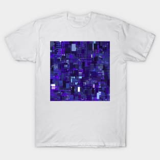 Night in the City Irregular Pattern T-Shirt